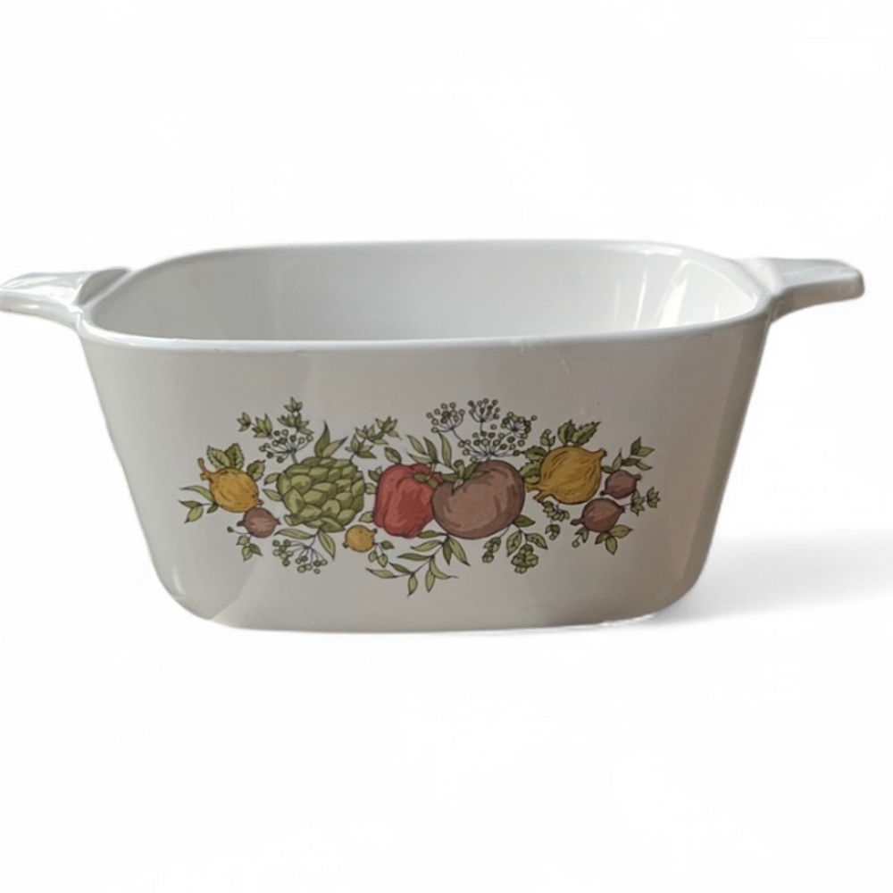 CORNING WARE SPICE OF LIFE CASSEROLE Vtg 2.75 cup Ovenware Baking Dish P-43-B